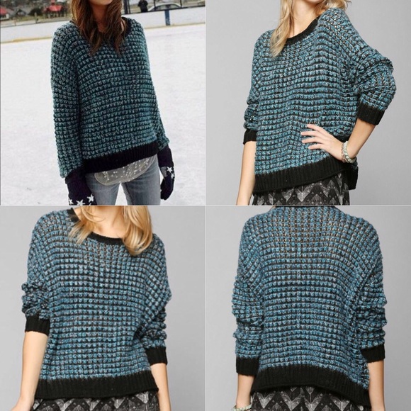 ECOTE Stardust Open-Stitch Loose Knit Sweater UO - Picture 6 of 7